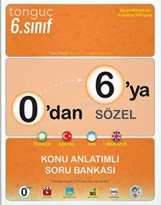 0`dan 6`ya Sözel Konu Anlatımlı Soru Bankası | Kolektif | Tonguç Akade