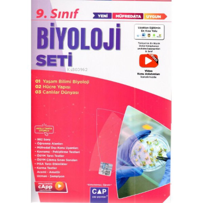 09.Sınıf Set Anadolu Biyoloji - 2022 | Kolektif | Çap Yayınları