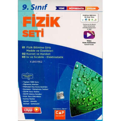 09.Sınıf Set Anadolu Fizik - 2022 | Kolektif | Çap Yayınları