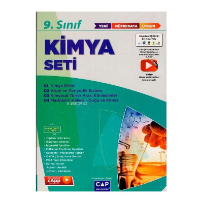 09.Sınıf Set Anadolu Kimya - 2022 | Kolektif | Çap Yayınları