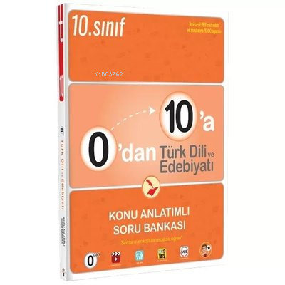 0'dan 10'a Türk Dili ve Edebiyatı Konu Anlatımlı Soru Bankası | Kolekt