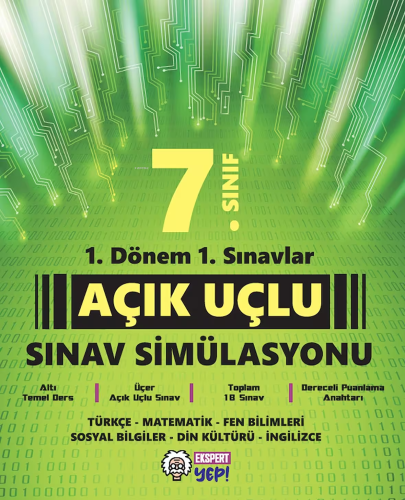 1. Dönem 1. Sınavlar Açık Uçlu Sınav Simülasyonu 7. Sınıf | Kolektif |