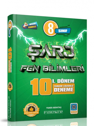 1. Dönem LGS Şarj Fen Bilimleri Deneme Sınavı | Yener Berktaş | Patron