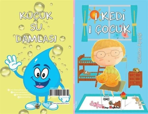 1 Kedi 1 Çocuk - Küçük Su Damlası Seti - 2 Hikaye Tek Kitap | Gülsüm A