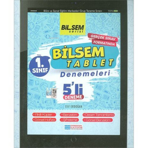 1.Sınıf Bilsem Tablet 5'li Deneme | Kolektif | Evrensel İletişim Yayın