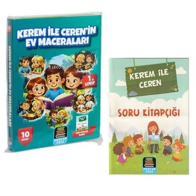 1. Sınıf Kerem İle Ceren Ev Maceraları Okuma Seti - 10 Kitap Takım - D