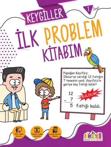 1. Sınıf Keygiller İlk Problem Kitabım | Kolektif | Kaliteli Eğitim Ya