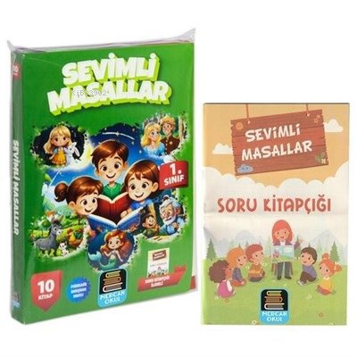 1. Sınıf Sevimli Masallar Okuma Seti - 10 Kitap Takım + Soru Kitapçığı