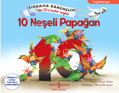 10 Neşeli Papağan ;Çıkarma Öğrenelim 1'den 10'a Kadar Sayılar | Grace 