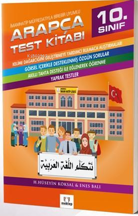 10.Sınıf Arapça Test Kitabı | H. Hüseyin Köksal | Mektep Yayınları