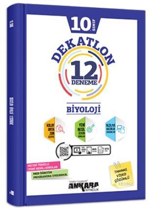 10.Sınıf Biyoloji Dekatlon 12 Deneme | Ömer Çetinkaya | Ankara Yayıncı