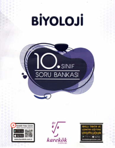 10.Sınıf Biyoloji Soru Bankası | Kolektif | Karekök Yayınları (Hazırlı