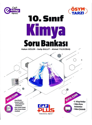 10.Sınıf Kimya Soru Bankası | Hakan Güler | Çap Yayınları