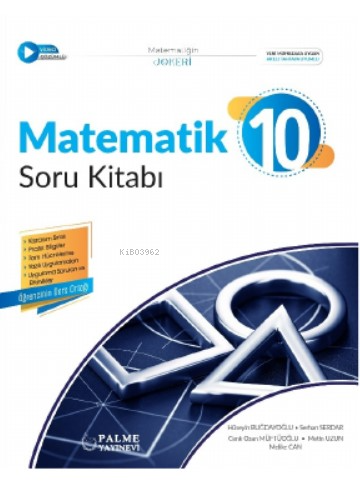 10.Sınıf Matematik Soru Kitabı | Hüseyin Buğdayoğlu | Palme Yayınevi