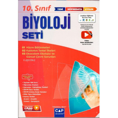 10.Sınıf Set Anadolu Biyoloji - 2022 | Kolektif | Çap Yayınları