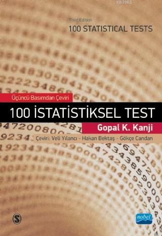 100 İstatistiksel Test - 100 Sratistic | Gopal K. Kanji | Nobel Akadem