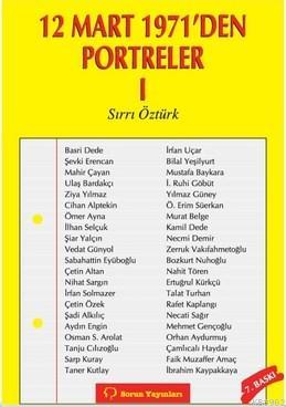 12 Mart 1971'den Portreler Cilt: 1 | Sırrı Öztürk | Sorun yayınları