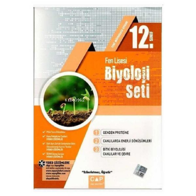 12.Sınıf Fen Lisesi Biyoloji Seti -2020 | Kolektif | Çap Yayınları