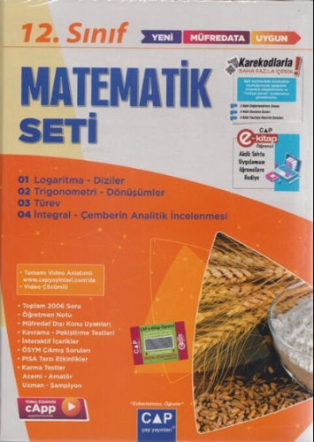 12.Sınıf Set Anadolu Matematik - 2023 | Kolektif | Çap Yayınları