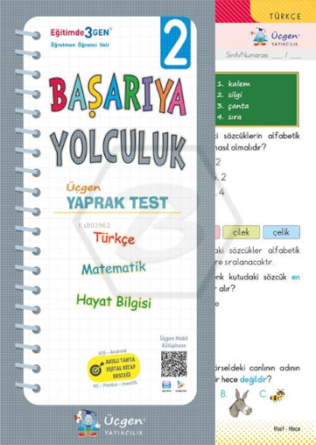 2.Sınıf Başarıya Yolculuk - Yaprak Test | Kolektif | Üçgen Yayıncılık