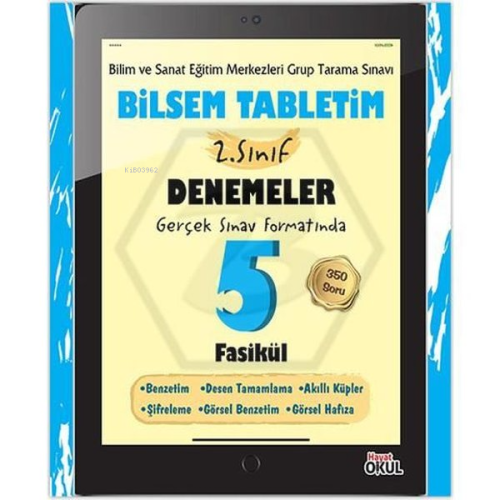 2.Sınıf Bilsem Tablet 5'li Deneme | Kolektif | Hayat Okul Kitaplar