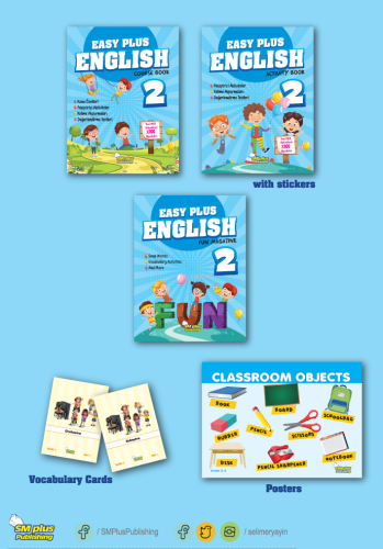 2. Sınıf Easy Plus English Set (Full Set Kartlı) | Kolektif | SM Plus 