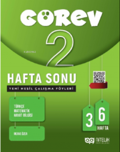 2.Sınıf Görev Hafta Sonu Çalışma Föyleri | Merve Özer | Nitelik Yayınl