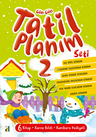 2. Sınıf Gün Gün Tatil Planım Seti | Abdullah Coşkun | Damla Yayınevi