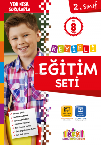 2. Sınıf Keyifli Eğitim Seti (8 Kitap) | Kolektif | Kaliteli Eğitim Ya