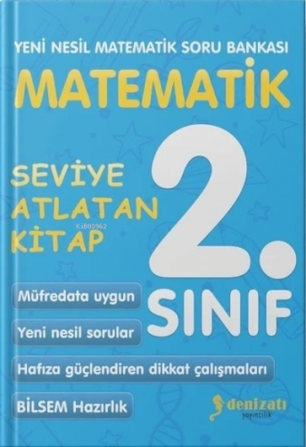 2. Sınıf Matematik Seviye Atlatan Soru Bankası | Nail Çiftçi | Denizat