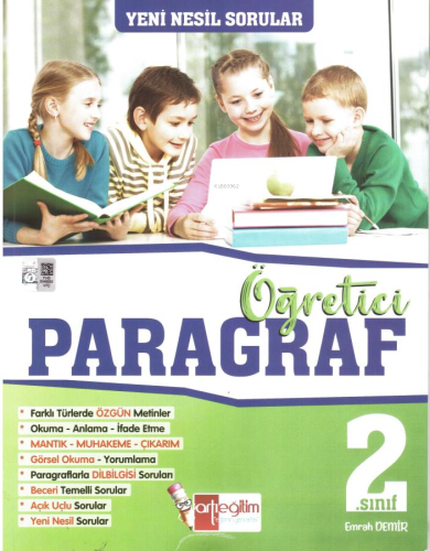 2. Sınıf Yeni Nesil Sorularla Öğreten Paragraf Kitabı | Kolektif | Art