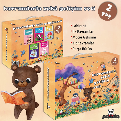 2 Yaş Kavramlarla Zekâ Gelişim Seti | Pedagog Afife Çoruk | Beyaz Pand