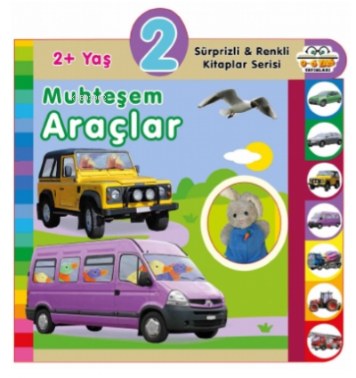 2+ Yaş Muhteşem Araçlar | Olala Books | 0-6 Yaş Yayınları