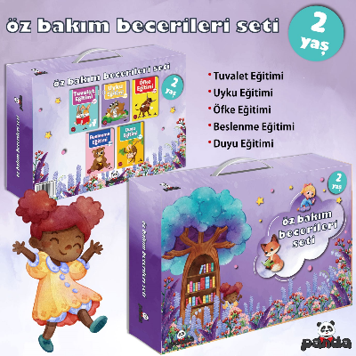 2 Yaş Öz bakım Becerileri Seti | Pedagog Afife Çoruk | Beyaz Panda Yay