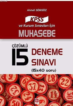 2017 KPSS Muhasebe Çözümlü 15 Deneme Sınavı | Ahmet Gökgöz | Ekin Kita