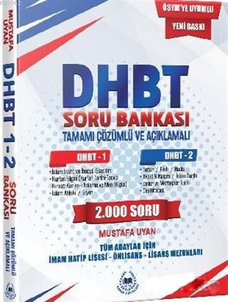 2018 DHBT Tamamı Çözümlü ve Açıklamalı Soru Bankası 1 - 2 | Mustafa Uy