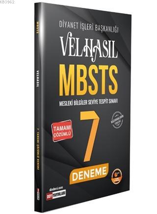 2020 Velhasıl MBSTS Tamamı Çözümlü 7 Deneme | Kolektif | DDY Yayınları