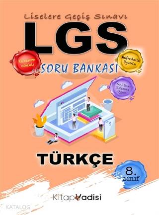 2021 LGS 8. Sınıf Türkçe Soru Bankası | Kolektif | Kitap Vadisi Yayınl