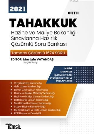 2021 Tahakkuk - Hazine ve Maliye Bakanlığı Sınavlarına Hazırlık; Çözüm