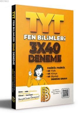 2021 TYT Fen Bilimleri 3x40 Fasikül Denemeler | Kolektif | Benim Hocam