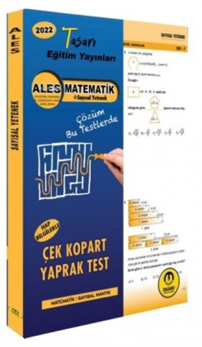 2022 ALES Matematik Çek Kopar Yaprak Test | Özgen Bulut | Tasarı Yayın