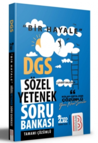 2022 Bir Hayale Serisi DGS Sözel Yetenek Tamamı Çözümlü Soru Bankası |