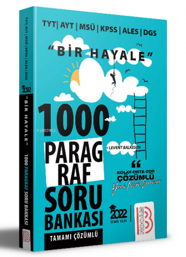 2022 Bir Hayale Serisi Tüm Sınavlar İçin Paragraf Tamamı Çözümlü Soru 