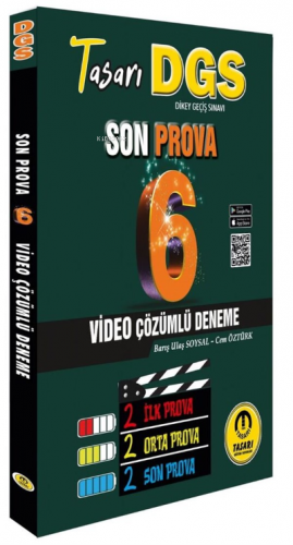 2022 DGS Son Prova 6 Çözümlü Deneme Tasarı Eğitim Yayınları | Özgen Bu
