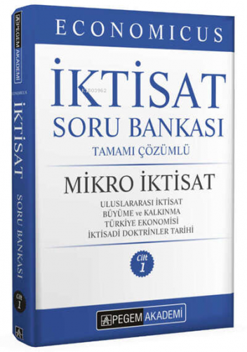 2022 KPSS A Grubu Economicus Mikro İktisat Tamamı Çözümlü Soru Bankası