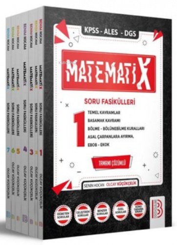 2022 KPSS ALES DGS MatematiX Soru Fasikülleri Seti | Olcay Küçükçelik 