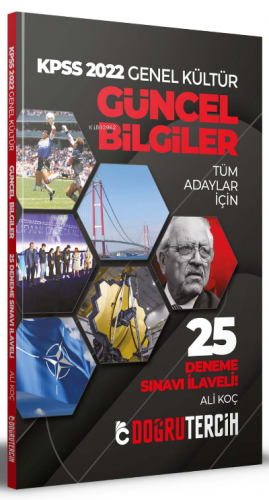 2022 KPSS Genel Kültür Güncel Bilgiler 25 Deneme Sınavı İlaveli | Ali 