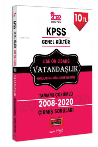 2022 KPSS GK Lise Ön Lisans Vatandaşlık Tamamı Çözümlü Çıkmış Sorular 