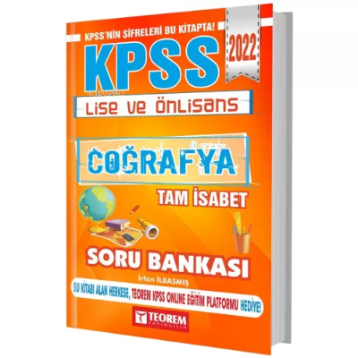 2022 KPSS Lise Ön Lisans Coğrafya Tam İsabet Soru Bankası | İrfan İlba