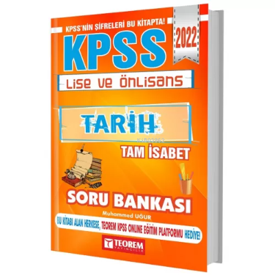 2022 KPSS Lise Ön Lisans Tarih Tam İsabet Soru Bankası | Muhammed Uğur